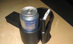 Cup &amp; Phone Holder Ghia 70-74 - VWGHIA7074PC-BK